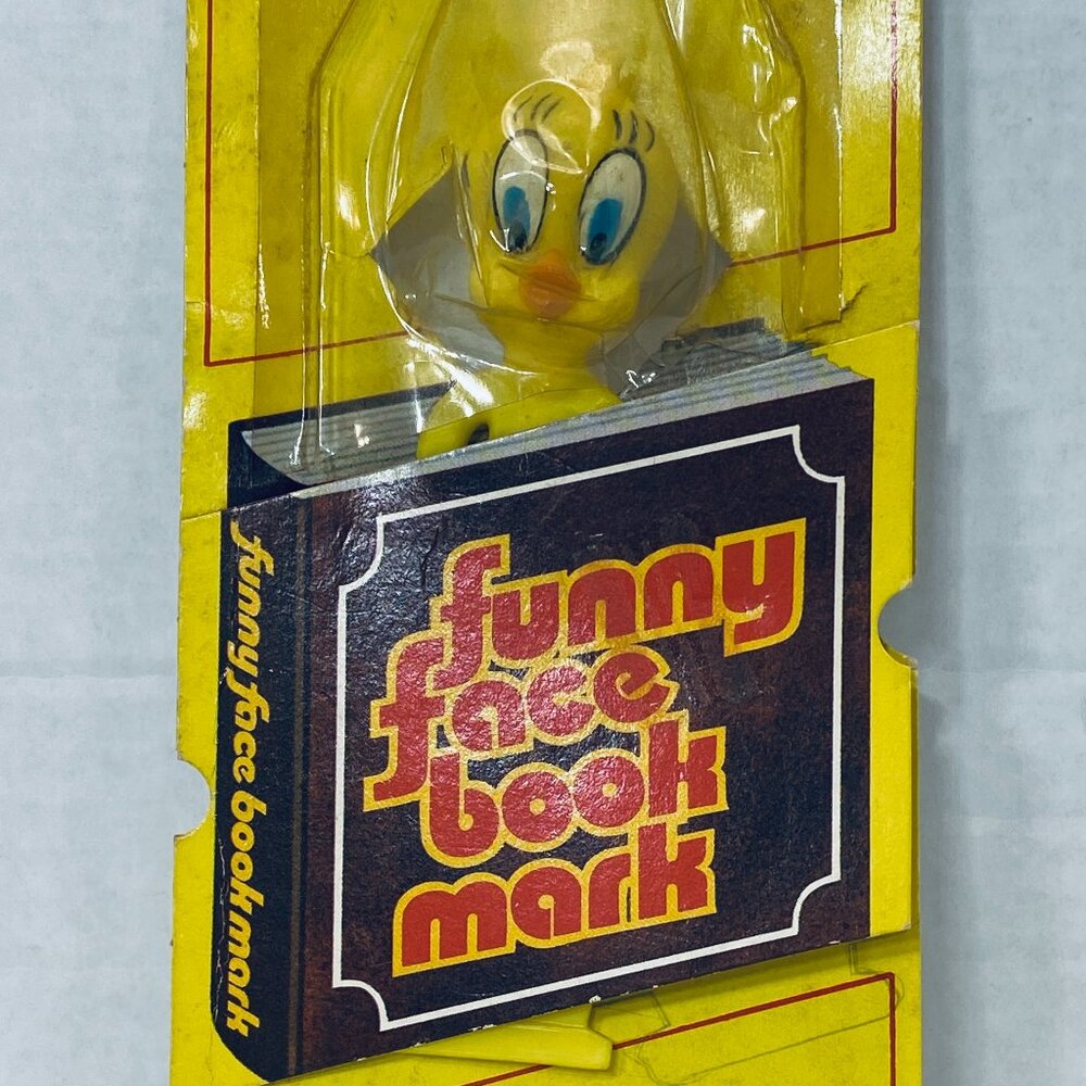 RARE VNTG Tweety Bird Funny Face Bookmark Tarco TM And Warner Bros 1978-Open Pkg